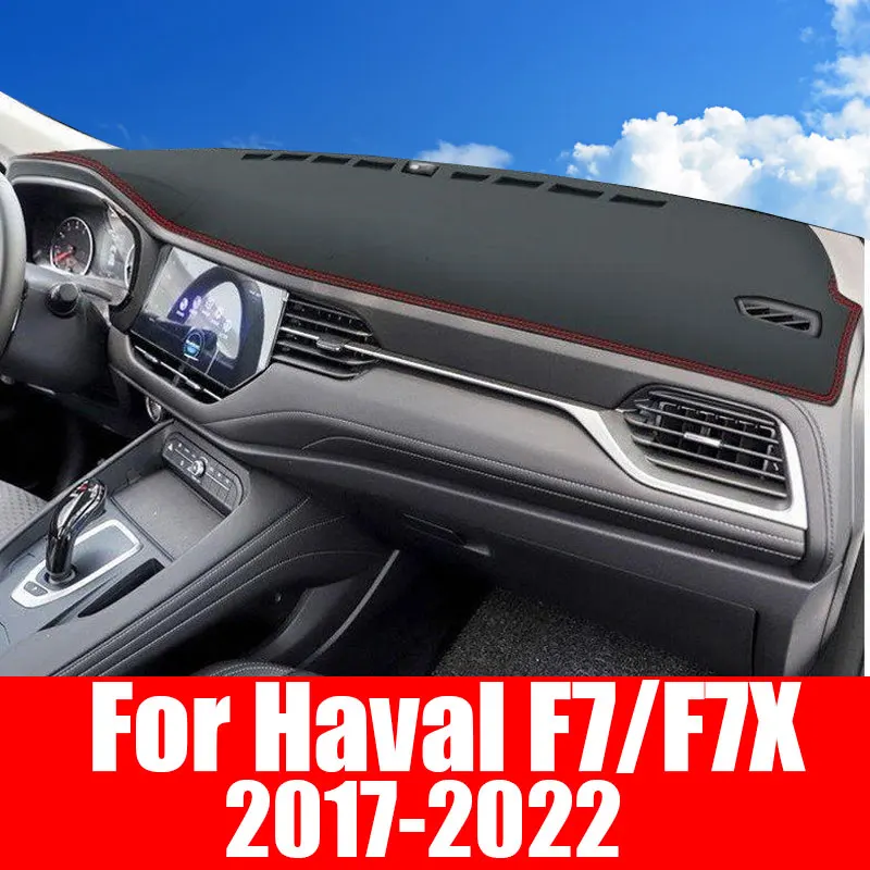 

For Haval F7 F7X 2020 2021 2022 2023 Dashboard cover Non-slip Leather Dashmat Dash Mat Pad Sun Shade Accessories Carpet Rug Auto