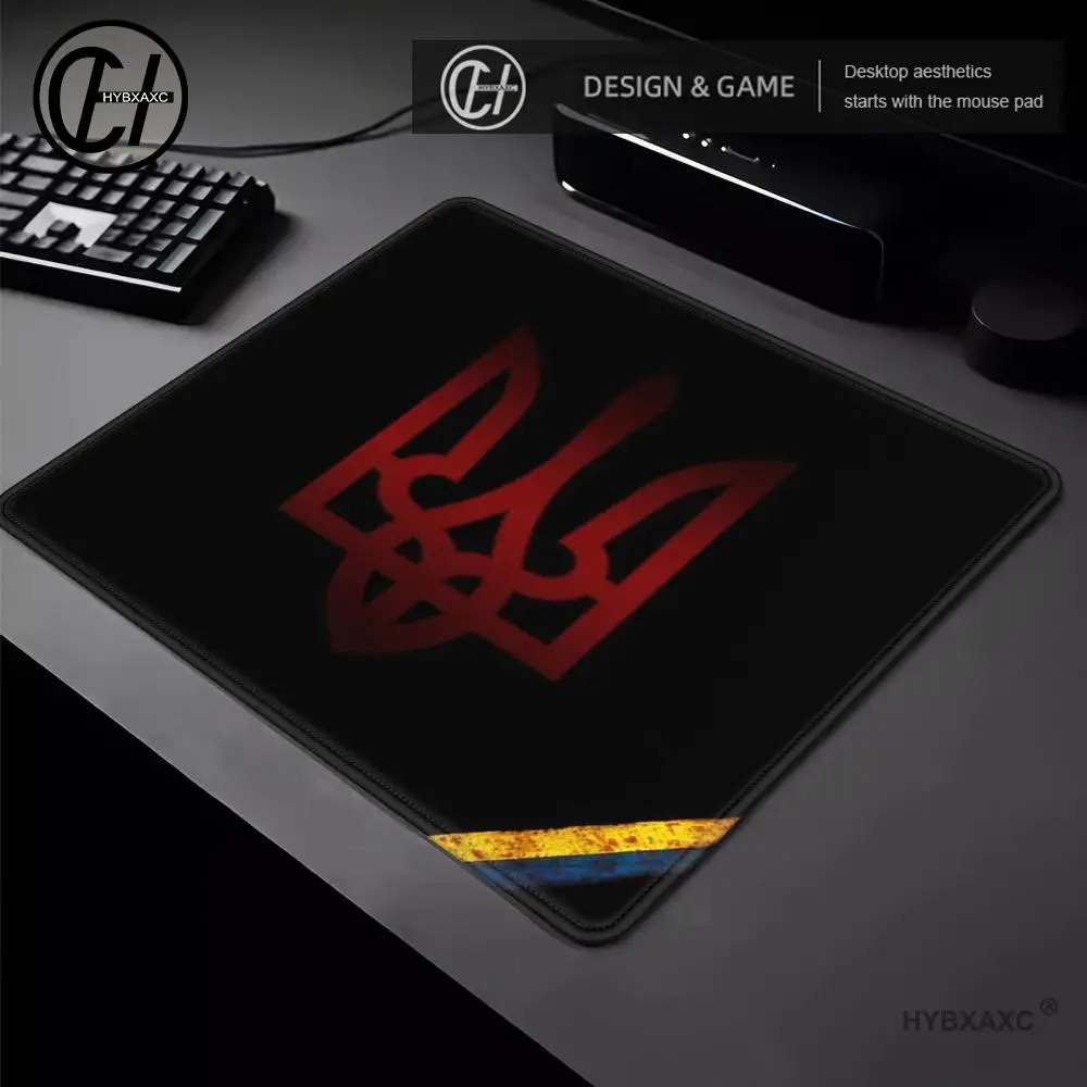 Ukrainian Flag Pattern Gaming Small Mouse Pad Desk Pad Desktop Computer Keyboard Wireless Mouse Boy Girl Gift for Play games