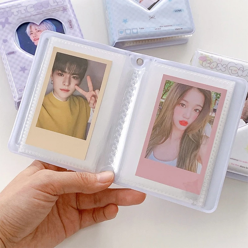 Porta carte fotografiche forniture per carte fotografiche Mini Album fotografico Idol Card Collect Book Photo Card Packaging Supplies