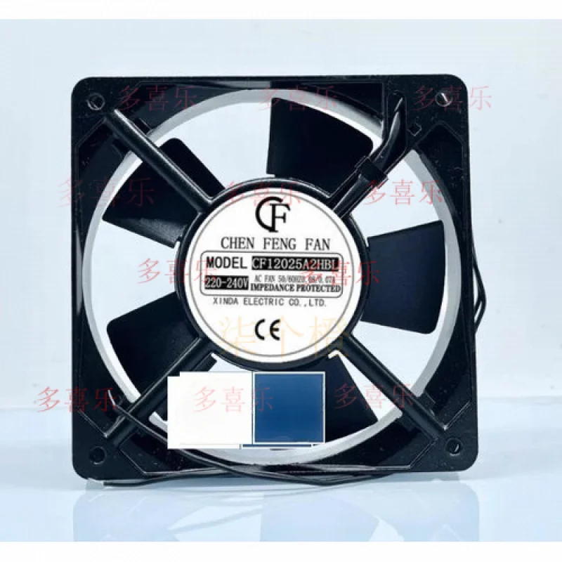 

ZMZM 1PC for CF1225A2HBL AC220-240V 0.08A 120*25 12CM Axial Flow Cooling Fan