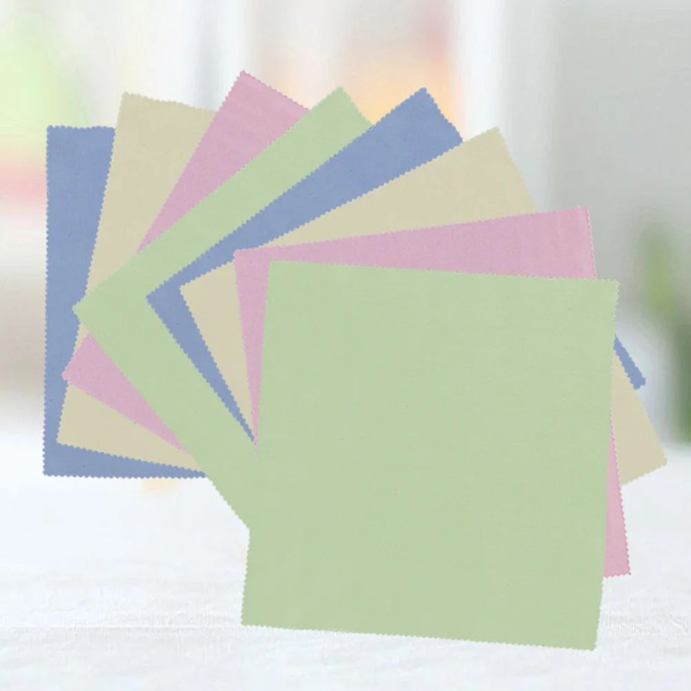 

25Pcs Microfiber Cleaning Cloth Lint Free Soft Reusable Quick Drying for Eyeglasses Sunglasses Camera Lens Cell Phones