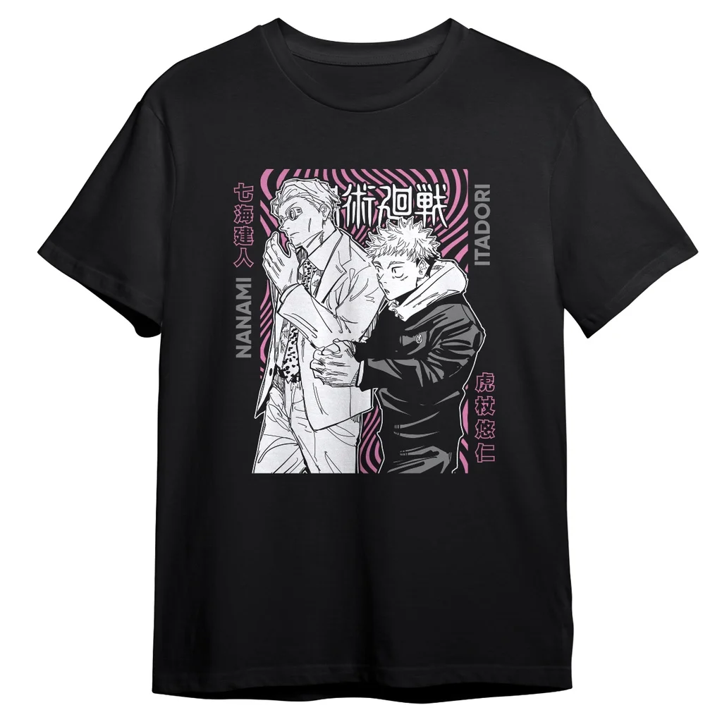 

Anime Jujutsu Kaisen Itadori Yuji Summer T-Shirt Harajuku Vintage Short Sleeve Loose Oversized Casual Fitness Comfort Y2k Top