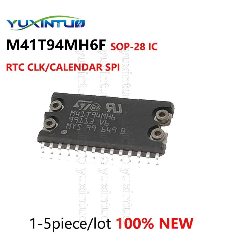 

1-5piece/lot 100% New M41T94MH6F M41T94M SOH-28 RTC CLK Calendar SPI Chip for Electronic Components Market