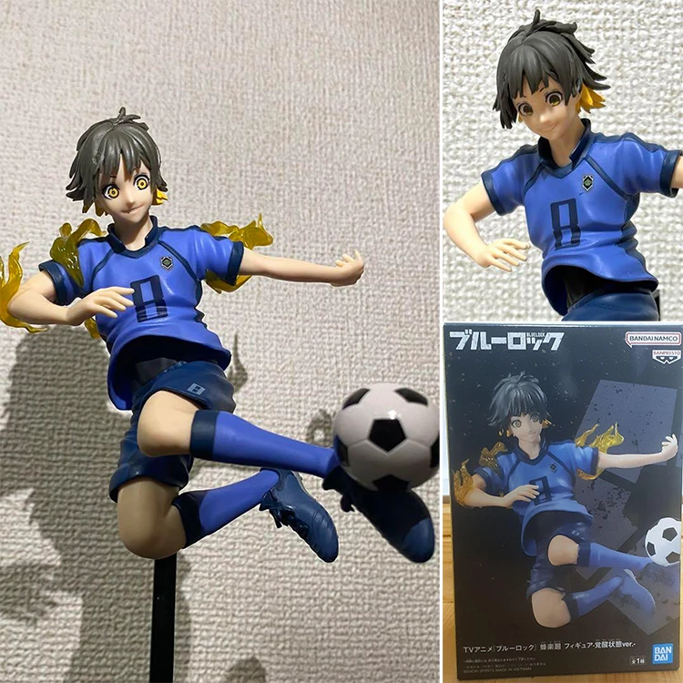 

Original Bandai BLUE LOCK Nagi Seishiro Rin Itoshi Isagi Yoichi Itoshi Sae Chigiri Hyoma Shidou Ryuusei Anime Action Figure Toys