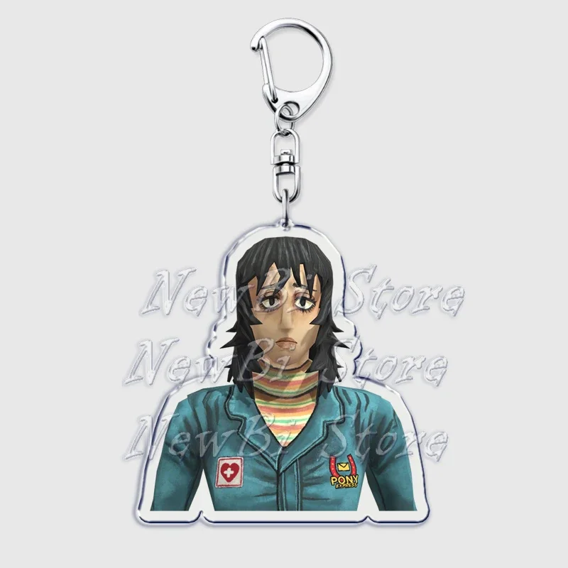 Hot Horror Game Mouthwashing Keychains for Accessories Bag Jimmy Curly Anya Daisuke Sallyface Swansea Keyring Jewelry Fans Gifts