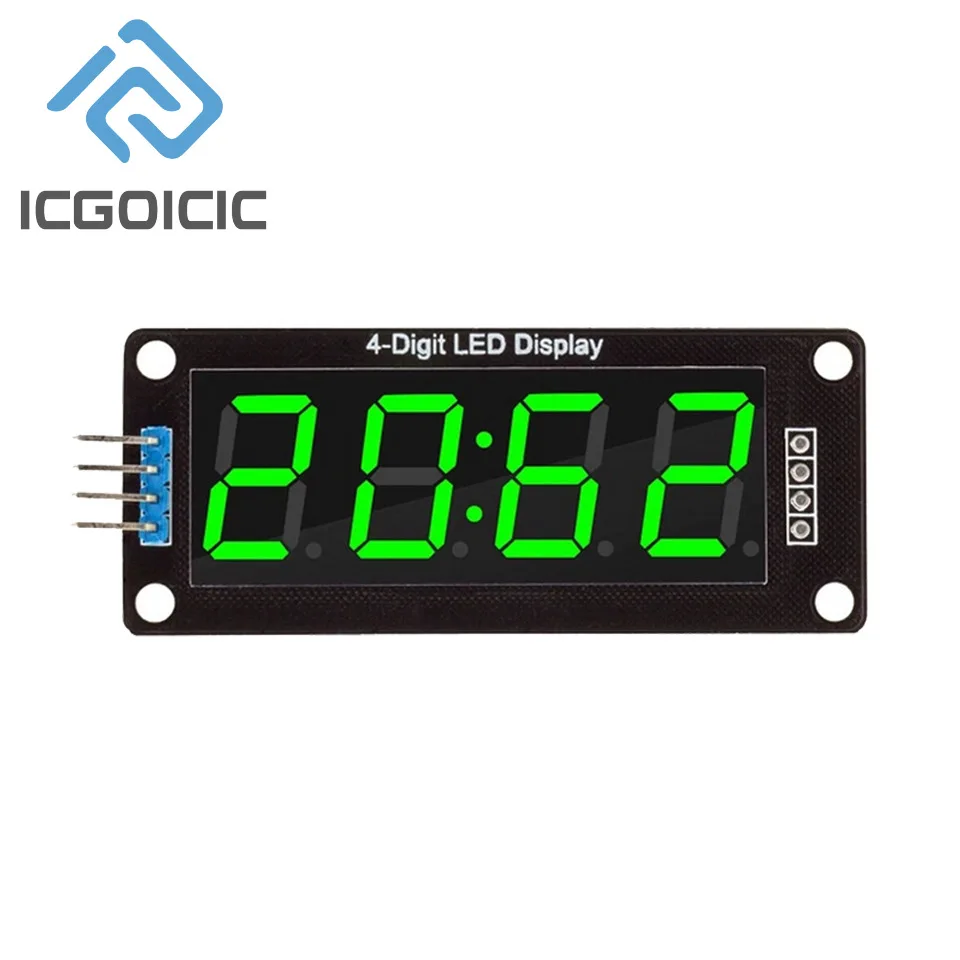 TM1637 4-cijferige 7-segment LED-displaymodule met Colon 0,56" voor Arduino Clock Timer