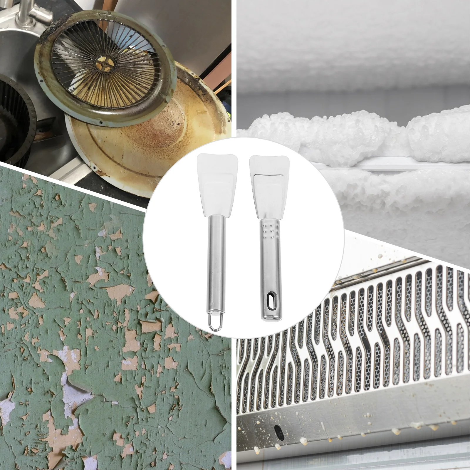

6 Pcs Ice Shovel Home Freezer Removal Scoop Scraper Deicing Tool Handheld Refrigerator Defroster