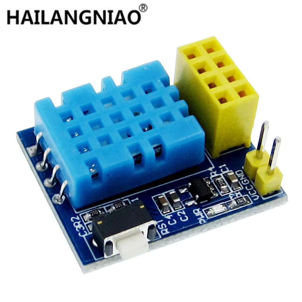 ESP8266 ESP-01 ESP-01S DHT11 وحدة استشعار درجة الحرارة والرطوبة esp8266 Wifi NodeMCU المنزل الذكي IOT لتقوم بها بنفسك عدة