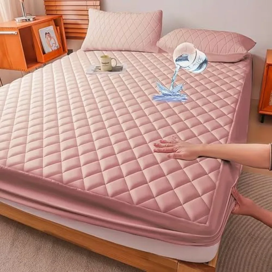 

WESLEEPER Mattr Protector Waterproof Mattr Protector Mattr Bed Cover er Soft Breathable hine Washable Cover for Home, Bedroom,