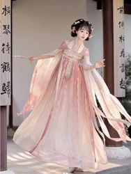 Hanfu Female ClothesTang Style Chest Length Skirt Embroidered Chinese Style Cosplay Costume Hanfu Dress