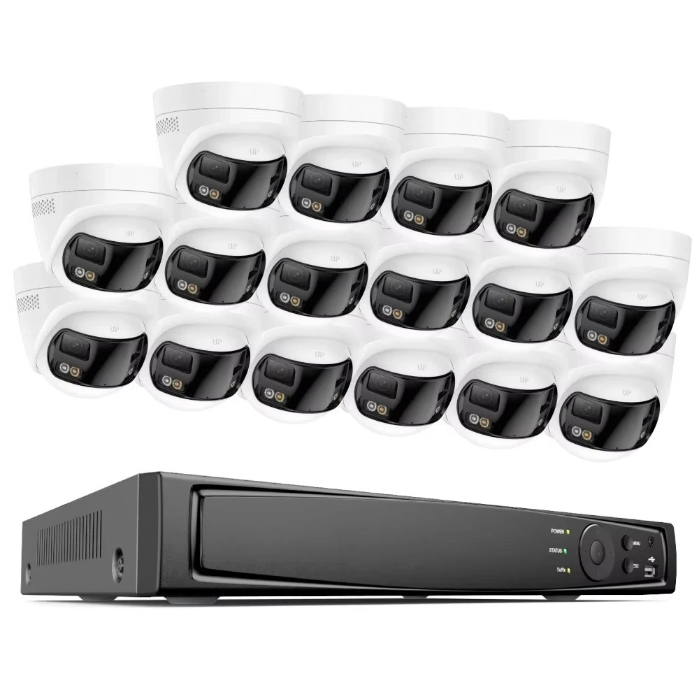 

ANNKE 4K 8MP180 degree panoramic PoE ip network intelligent dual-light CCTV outdoor system