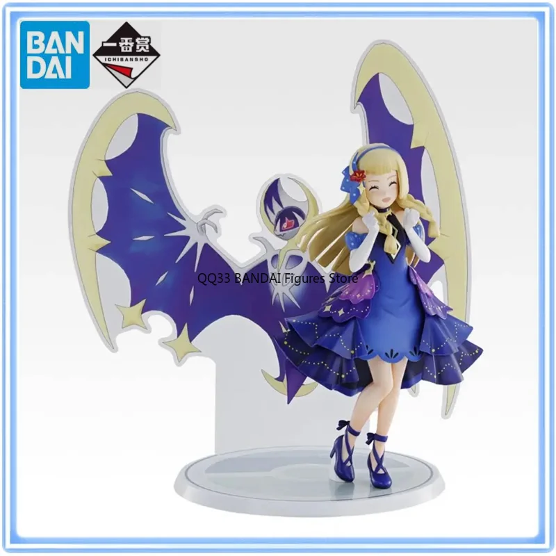 BANDAI Original Ichiban Kuji Pokemon Lillie & Solgaleo MASTERLISE PIUS Figure Prize B 7th Anniversary Action Model Decoration