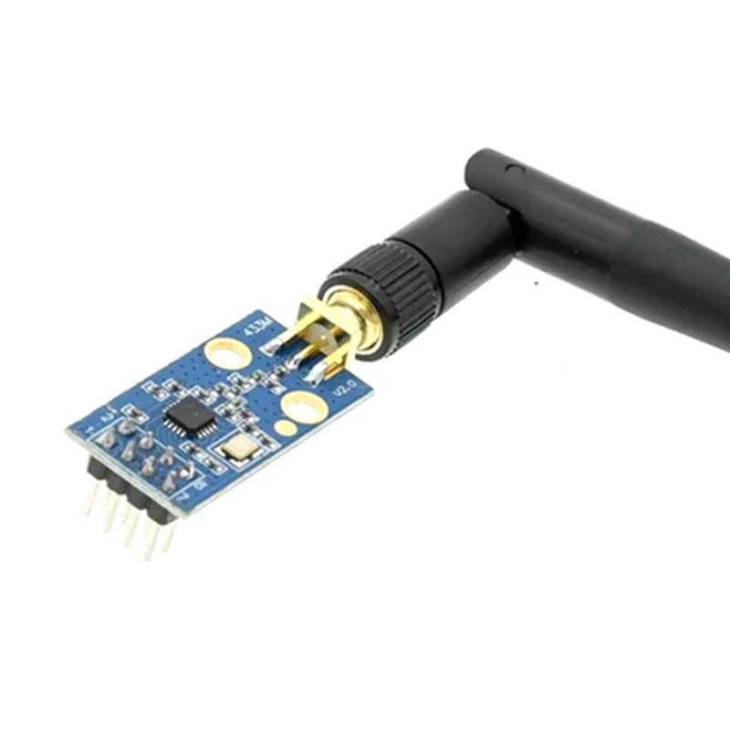 Módulo transceptor sem fio B04C-CC1101 com antena SMA Módulo transceptor sem fio para 433MHZ aumenta o sinal