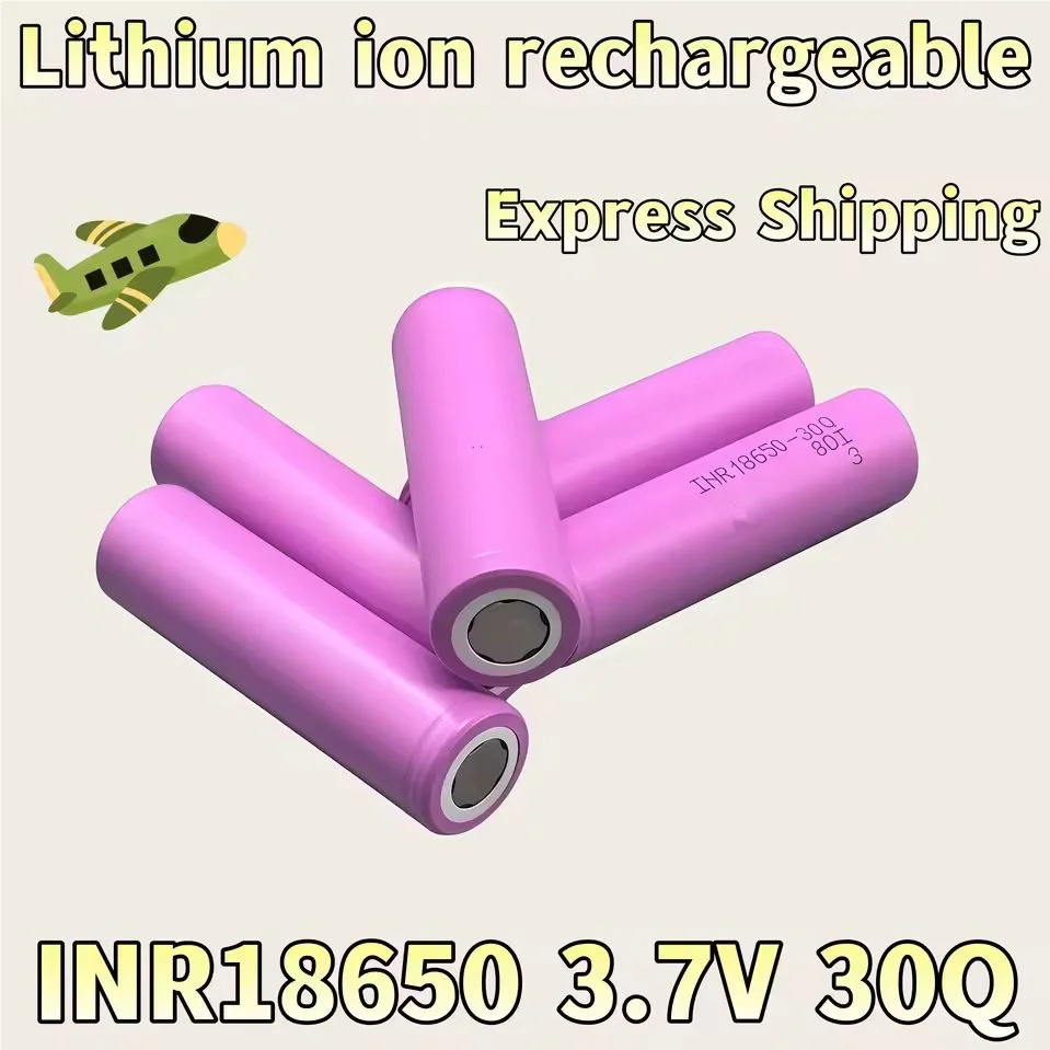 

18650 30Q 3.7V 3000mAh Rechargeable Li-Ion Battery | New Genuine Leak-Proof 1000+ Charges | for Flashlight, Toy, Remote