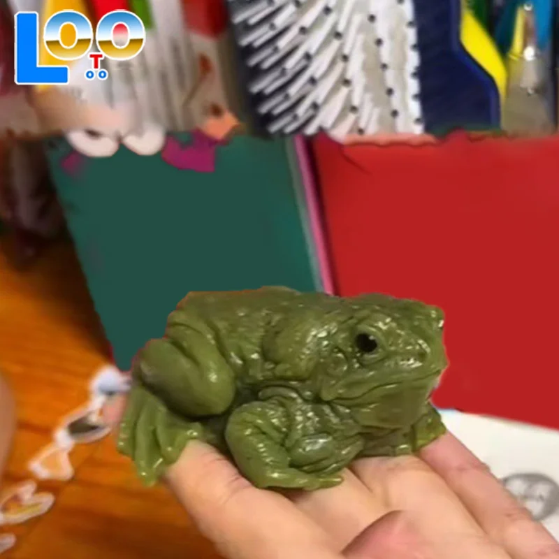 1/2 قطعة الضفدع الضفدع مضحك اسفنجي اللعب الإجهاد الإغاثة المزحة لعب للأطفال مضحك ميمي هدايا عيد ميلاد الضفدع لعبة الضغط