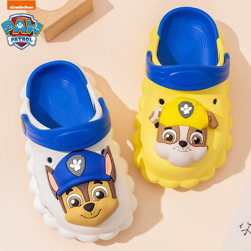 PAW Patrol – pantoufles pour enfants, sabots pour enfants, semelle souple antidérapante, chaussures d'été respirantes pour garçons et filles