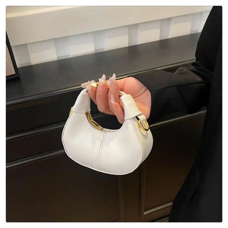 Fashion PU Leather Mini Crossbody Bag Simple Personalized Single Shoulder Handbag Luxurious Women Purse High-quality Mini Wallet