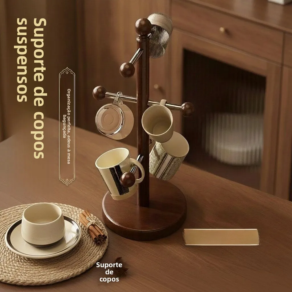 premium-feeling-wooden-mark-cup-draining-hanger-cup-holder-desktop-home-dustproof-tea-cup-storage-rack-korean-style-wood-mate
