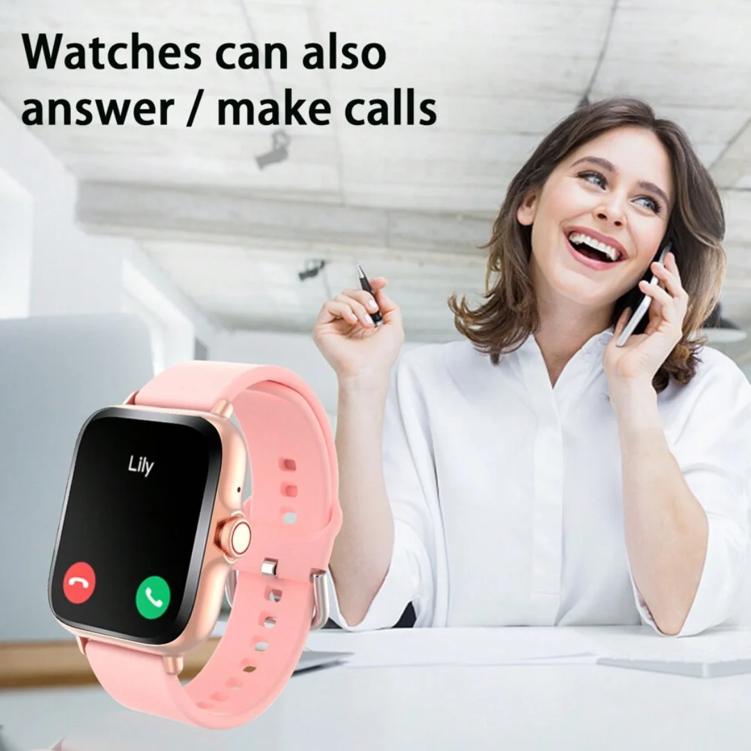 Smart Watch Men\'s and Women\'s Fitness Watch Phone Connection Perfect Compatibility Full Touch Screen Sport Fitness Watches