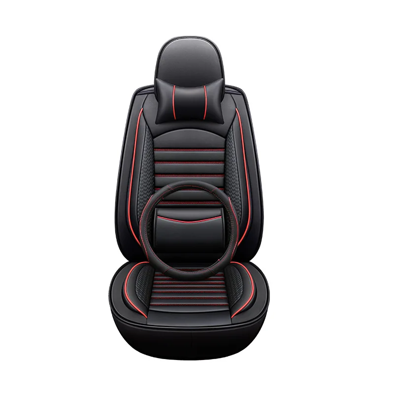 Universal Fit PU Leather car seat cover suitable full cover five seats cars All Surrounded