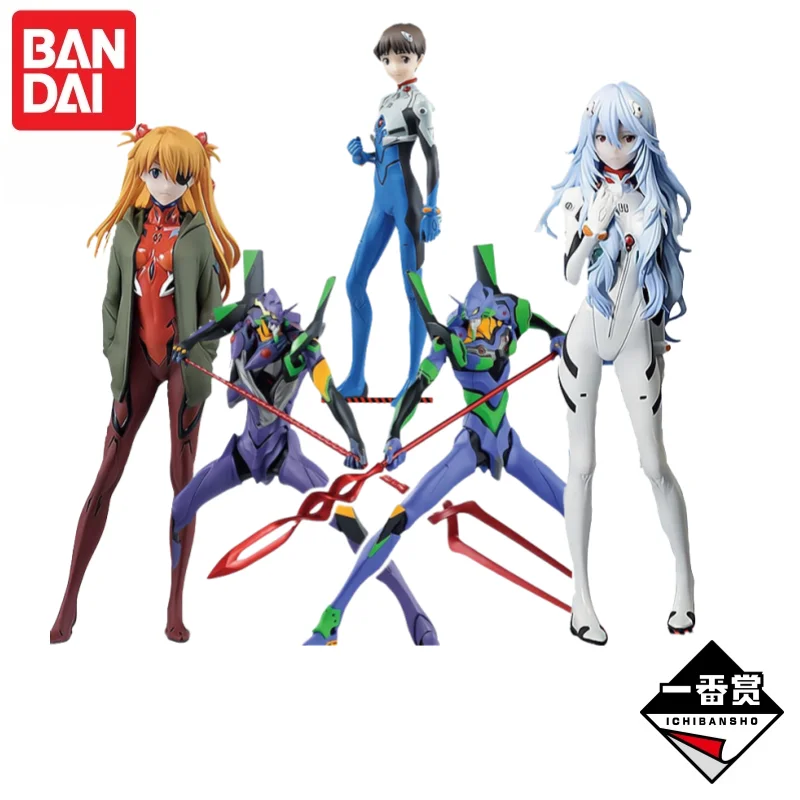 

In Stock Bandai Original Neon Genesis Evangelion E V A Vs E V A 13 Asuka Langley Soryu Figure Garage Collectible Ornaments