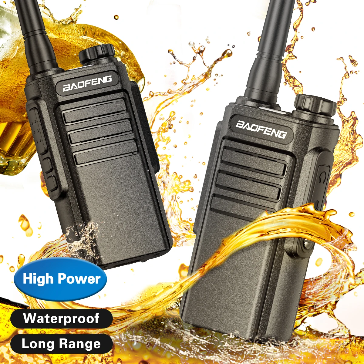 

Baofeng Mini Waterproof Walkie Talkie WP31 Handheld Two way Radio with Type-C Charger Portable UHF Communicator Radios