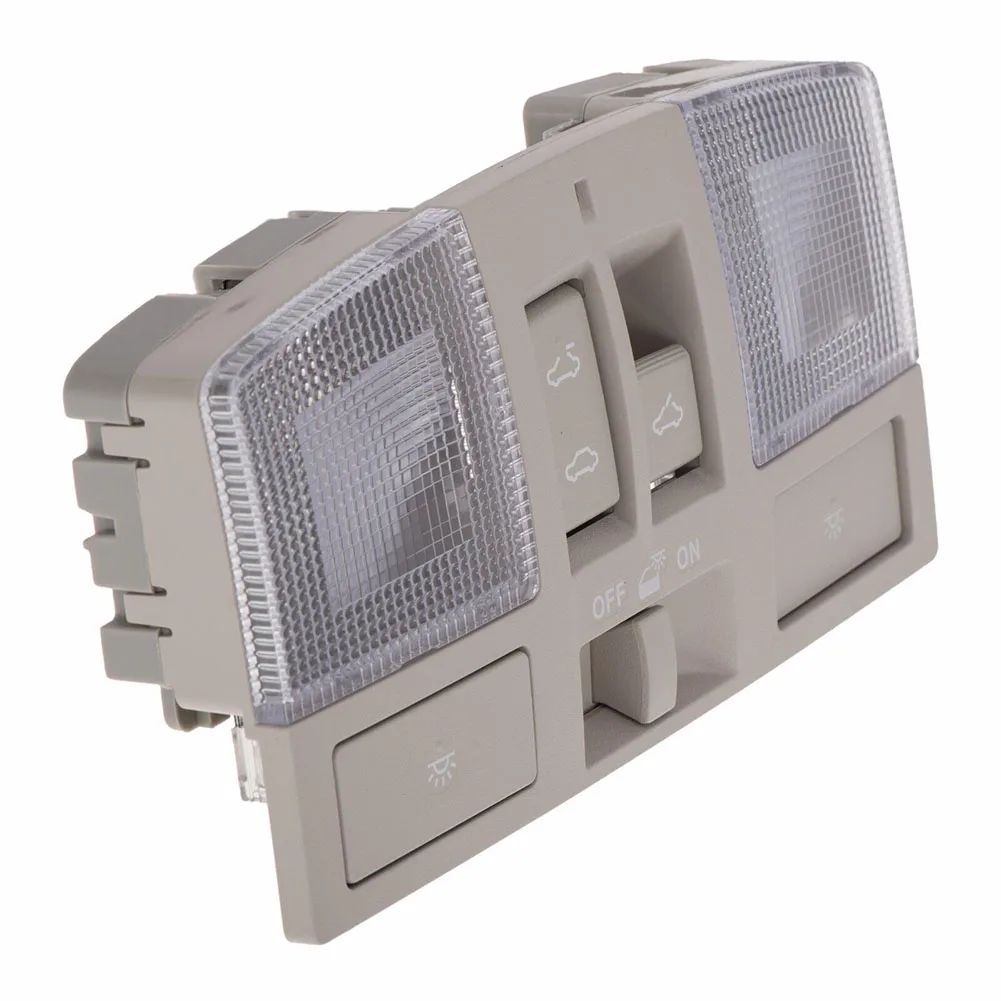 Car Roof Reading Light Plastic Replacement With Sunroof Switch BBM6-69-970 Gray Interior Brand New High Quality