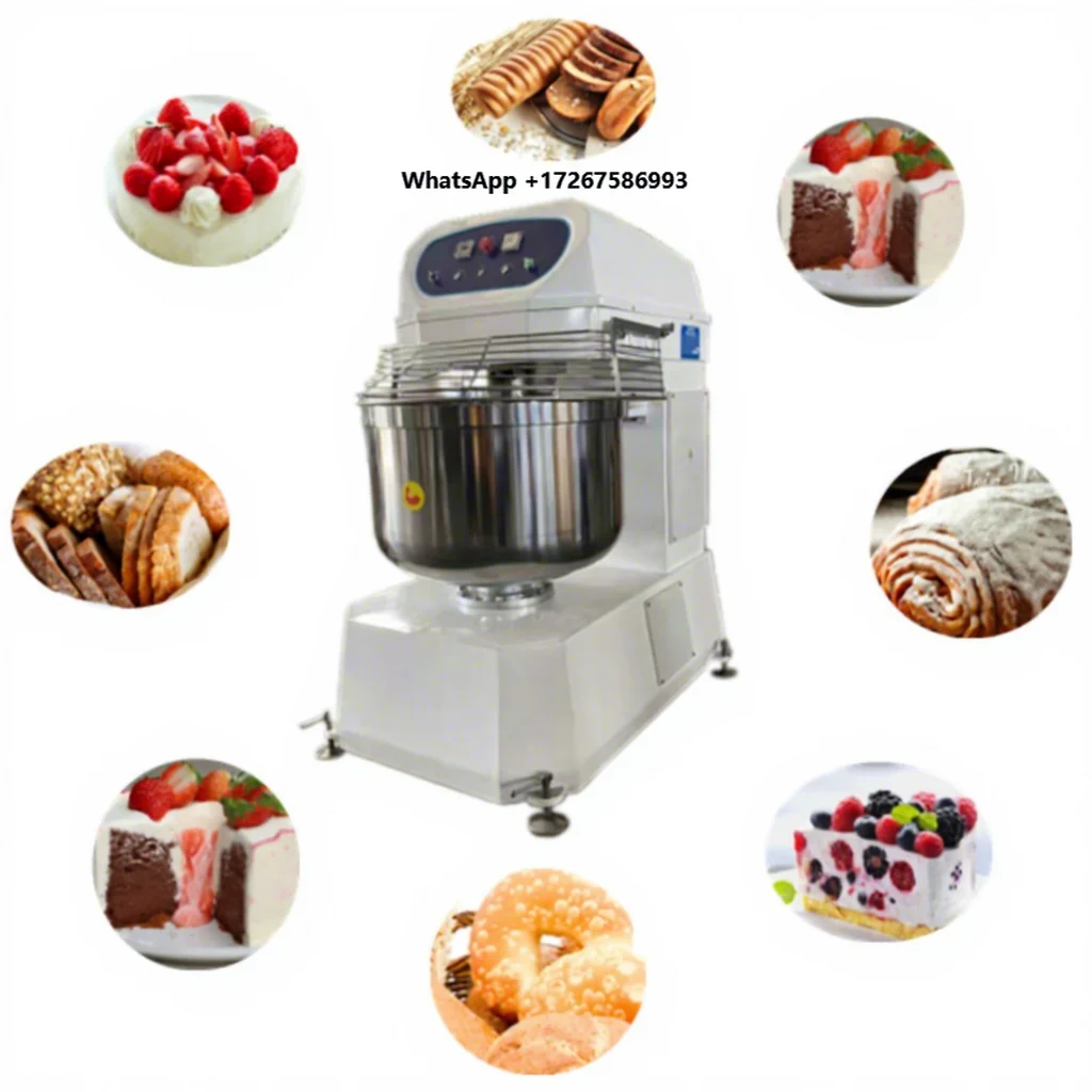 Saudi Arabia 22L Dough Kneader Spiral Dough Mixing Machine Baking Cake Bread Dough Mixer Industrial Flour Kneading Machine