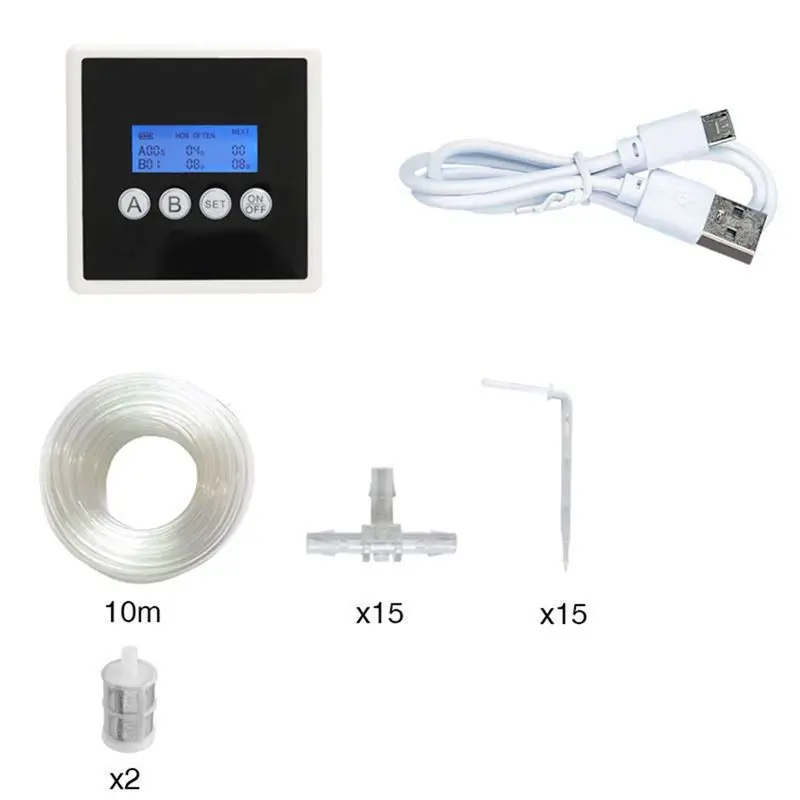 Garden Irrigation Controller Automatic Drip Irrigation Water Pump Timer System Intelligent Sprinkler Watering Device Home