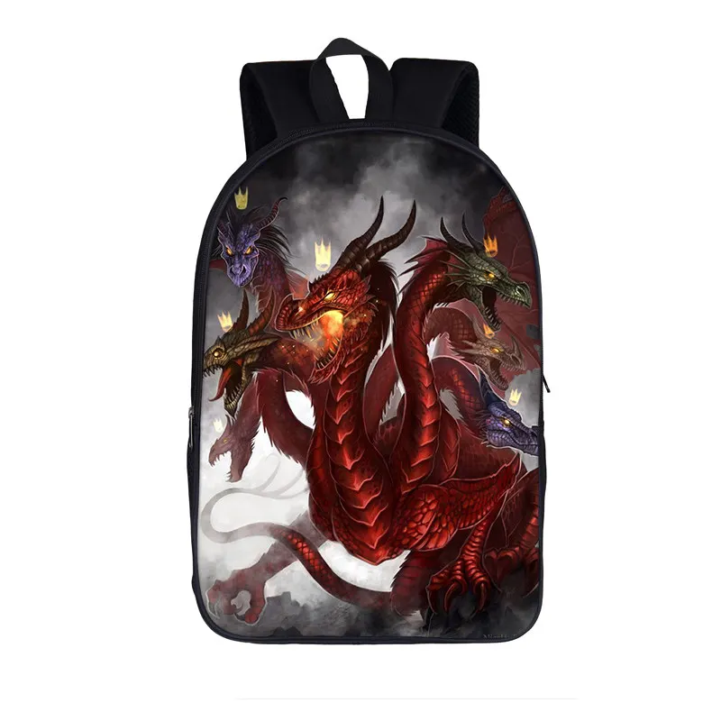 

Dinosaur / Magic Dragon Backpack for Teenager Boys Girls Children School Bags Kids Schoolbags Student Daypack Book Beautiful Bag