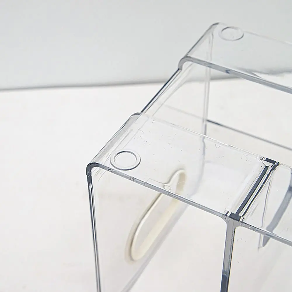 Clear Acrylic Bookends Convenient Desk Organizer with Handle Desktop Sorting Rack Divided Book Stand Study Supplies