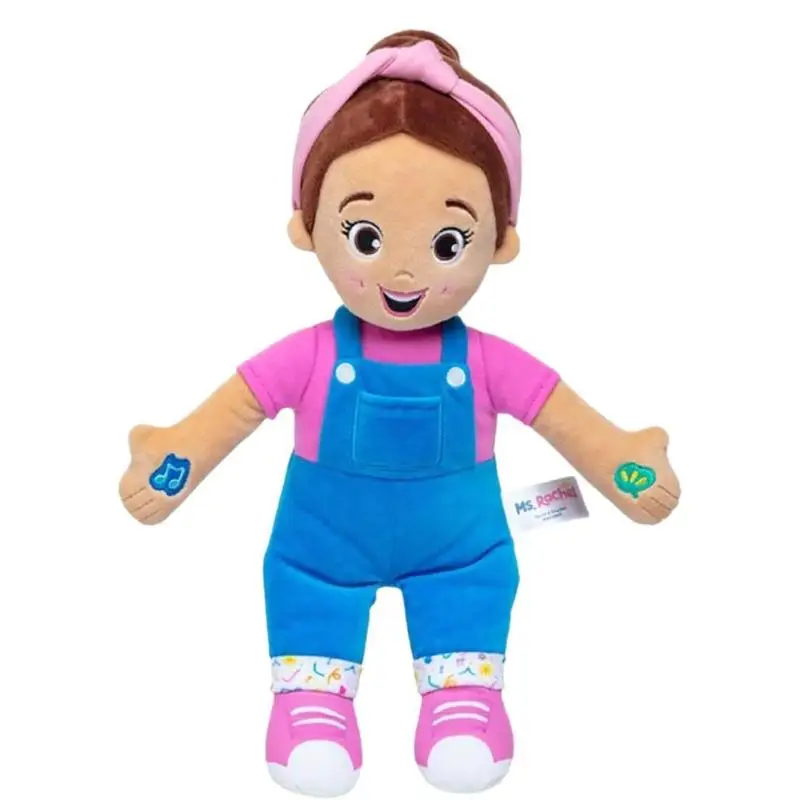 ตุ๊กตาผ้าพลัฌ MS Rachel รุ่นพื้นฐาน ตุ๊กตาผู้หญิงแบบมีเสียง ของสะสม ตุ๊กตาผ้าฝ้ายนุ่มสำหรับผู้หญิง ตุ๊กตาขนนุ่มสัมผัสได้สำหรับแฟนๆ