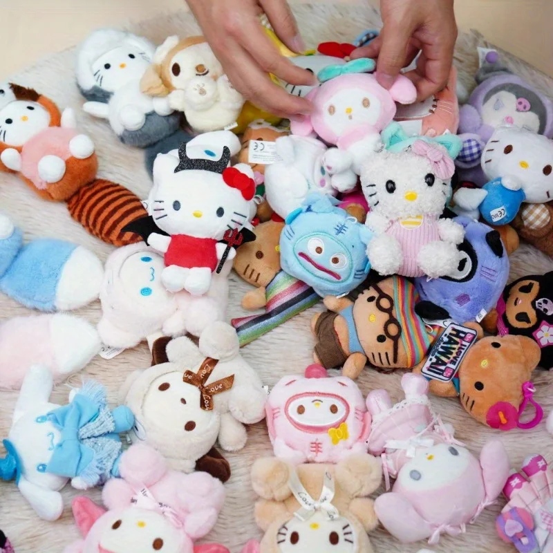 Sanrio 10cm Keychain Blind Box (1 piece), featuring various Sanrio characters perfect as a surprise party toy or birthday gift view 4