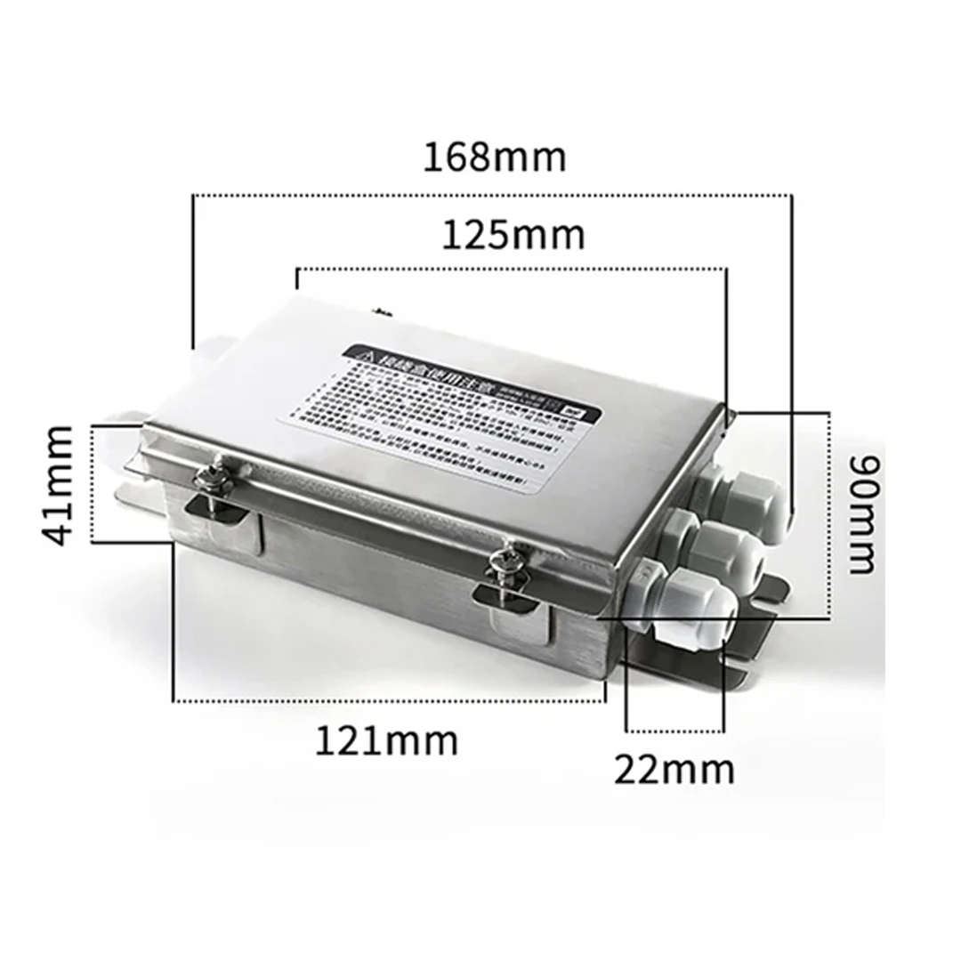 Industrial Grade Stainless Steel Junction Box Precision Manufacturing Multiple Inputs and Outputs IP65 Custom Factory Process 5
