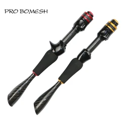 PROBOMESH Taper 3K Twill Carbon Tube Grip Butt Section Spinning Casting Trout Rod Building Component Handle Repair DIY Accessory