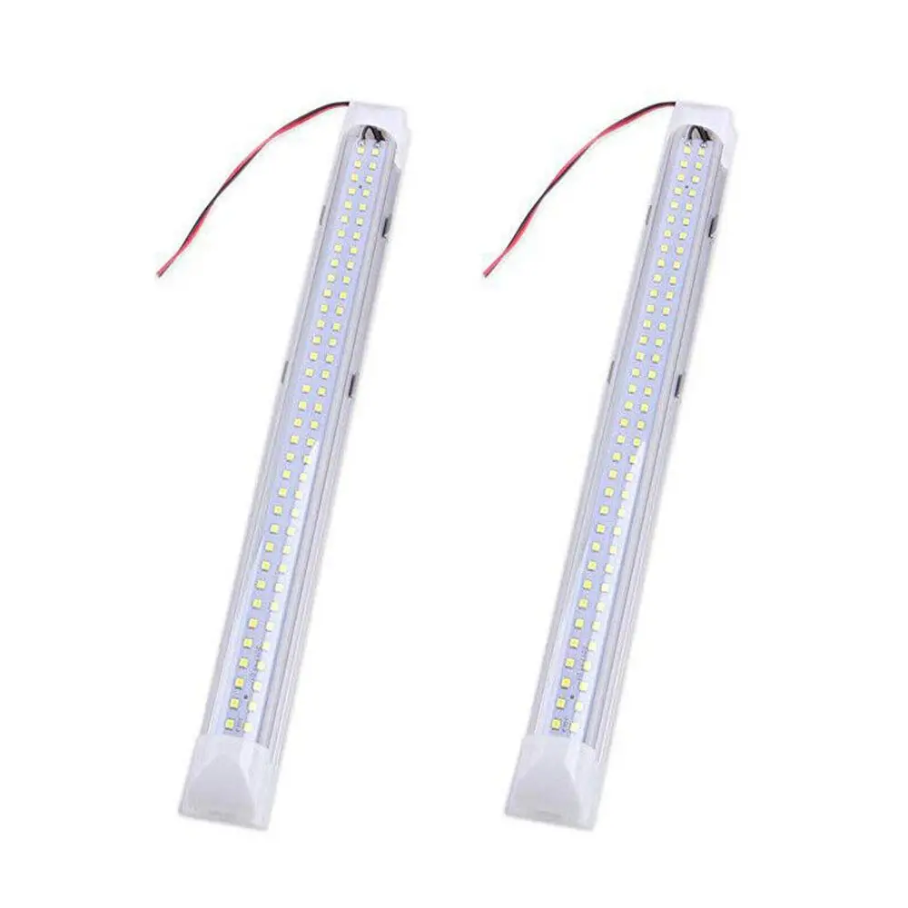Fila de luces interiores para camiones grandes, luces LED para coche, barra de tira de 72 LED, luces interiores para furgoneta, luces interiores LED, luz de lectura para cabina