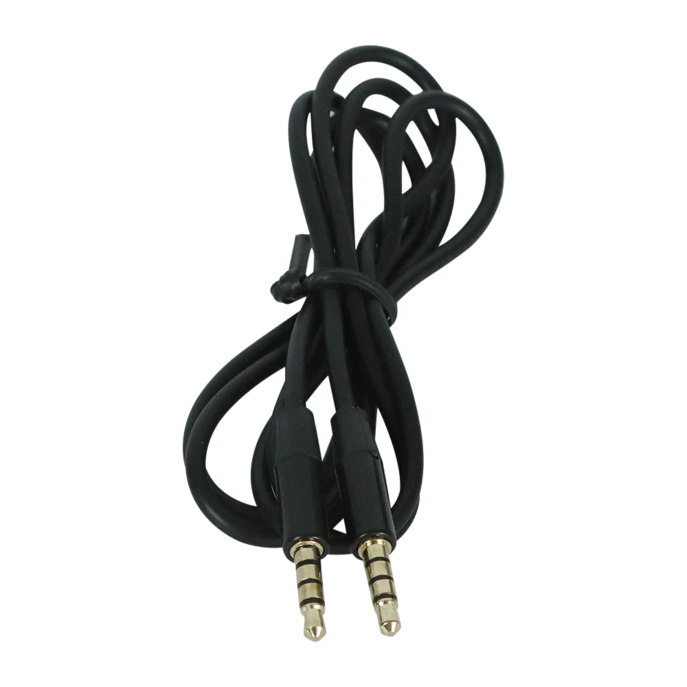 3.5 to 3.5mm Jack Audio Extension Cable Male to Male Stereo Aux 4 Pole Cable Adapter