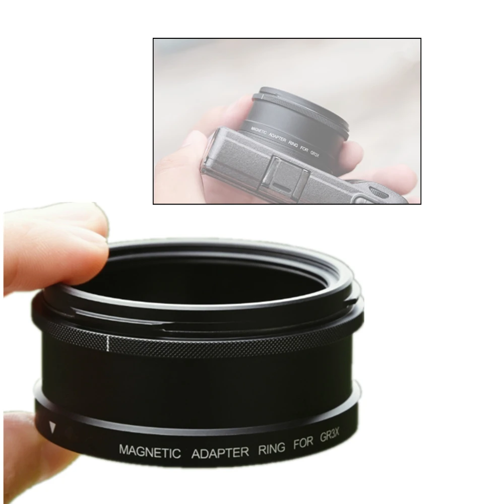 

GRIII GRIIIX Magnetic Filter Ring Adaptor for Ricoh GR3 GR3X GR III IIIX Camera
