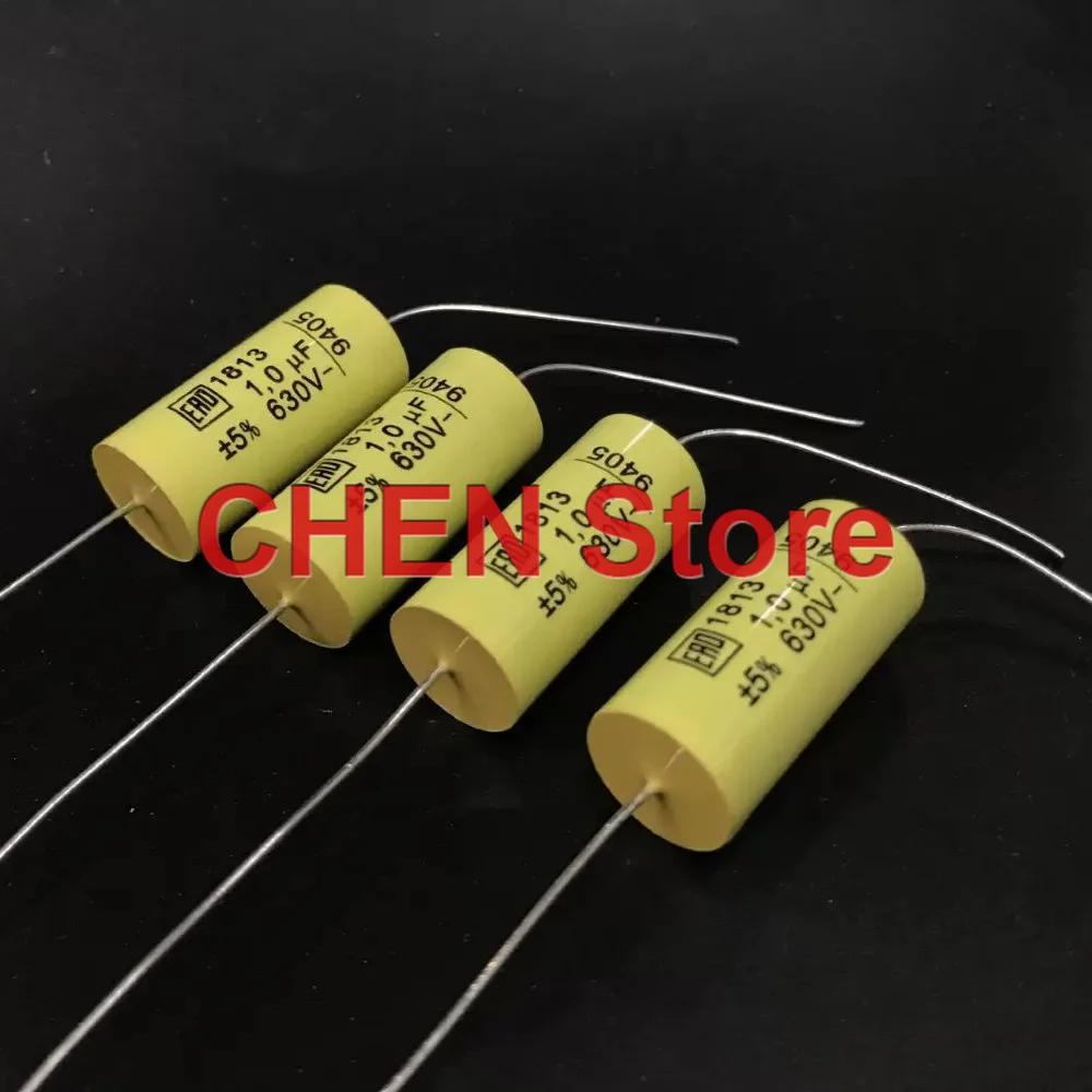 

4PCS/10PCS Original VISHAY ERO MKT1813 1UF 630V 14X30MM 5% Audio axial capacitor MKT 105J free shipping