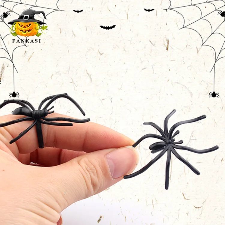 Spider Web Cotton Accessories Rings Luminous Spiders Bars Haunted Houses Secret Rooms Venue Layout Film and Television Props