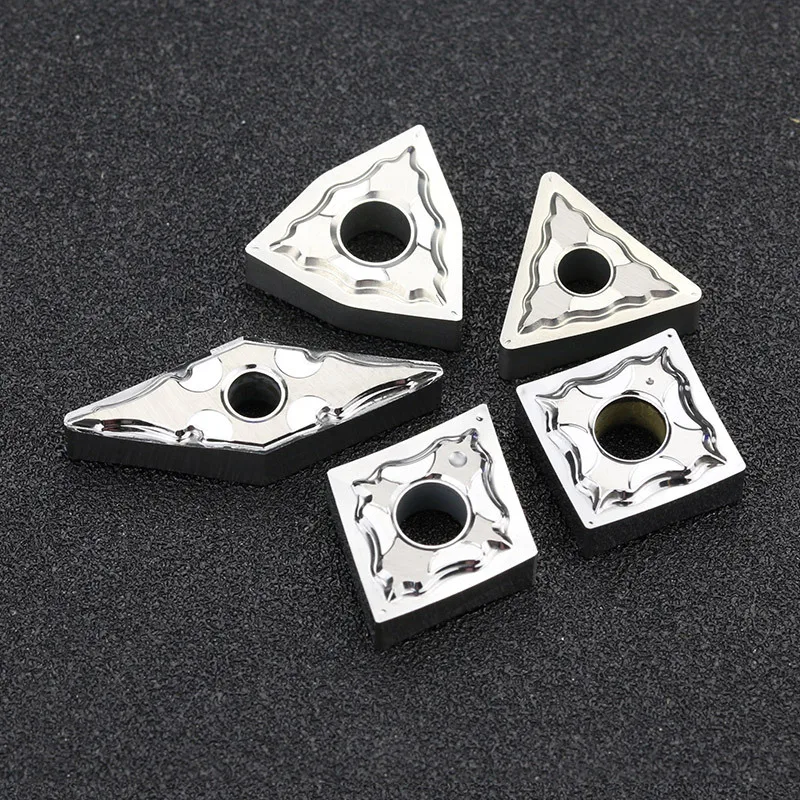 KaKarot Inserções de torno de alumínio SNMG1204 H01 Ferramentas de torneamento CNC Inserir NC Inserir comprimidos forjados
