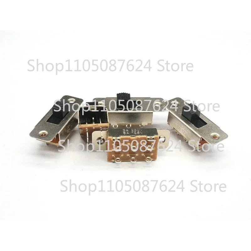 VV  10pcs SS-23F19G5 6 Pin DPST ON-ON Solder Pin AC Slide Switch