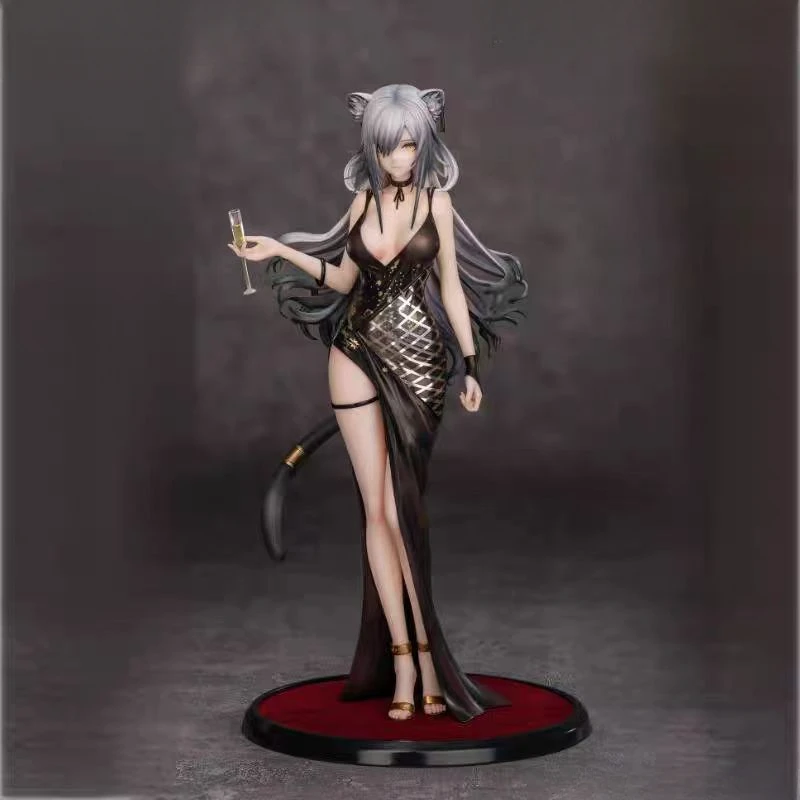 【Voorverkoop】Arknights Anime Beeldje Schwarz Game Karakter Sculptuur Actiefiguren Standbeeld Figuren Cartoon Collectible Model Toy