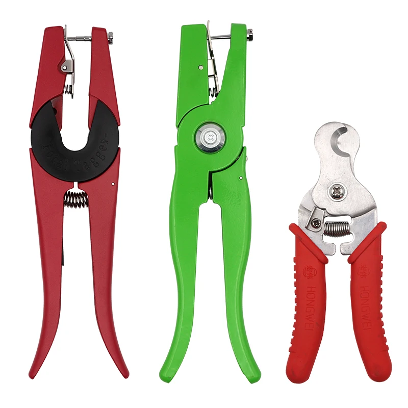 Livestock Ear Tag Pliers and Ear tag Cut Pliers Metal Ear Thorn Tongs Swine Cow Sheep Animal Identification Tool