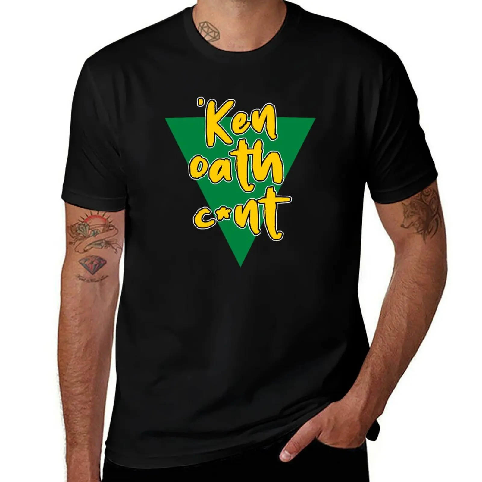 

Ken oath australian phrase bogan aussie meme T-Shirt Basic Plain Tee for Spring and Summer