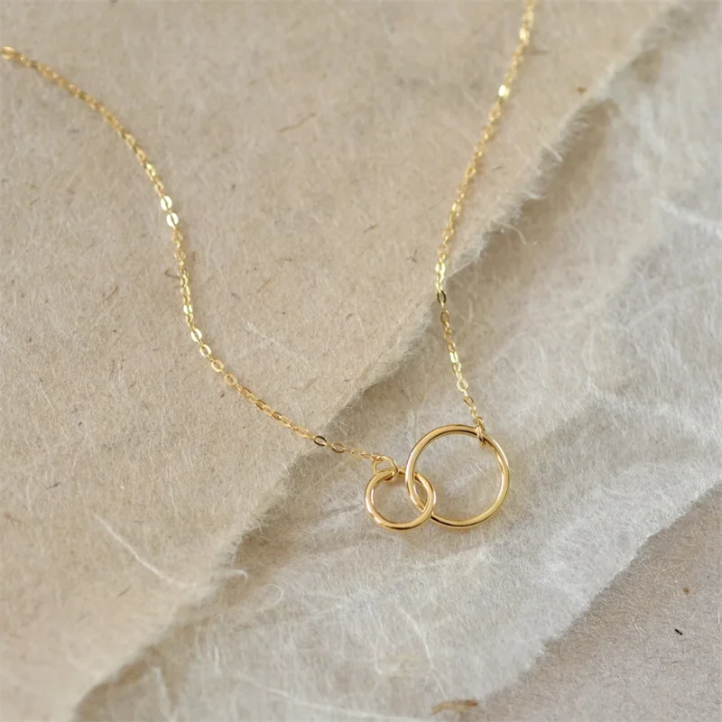 14K Gold Filled Infinity Necklace Personalized Dainty Choker Minimalism Tarnish Resistant Jewelry Boho Necklace for Women