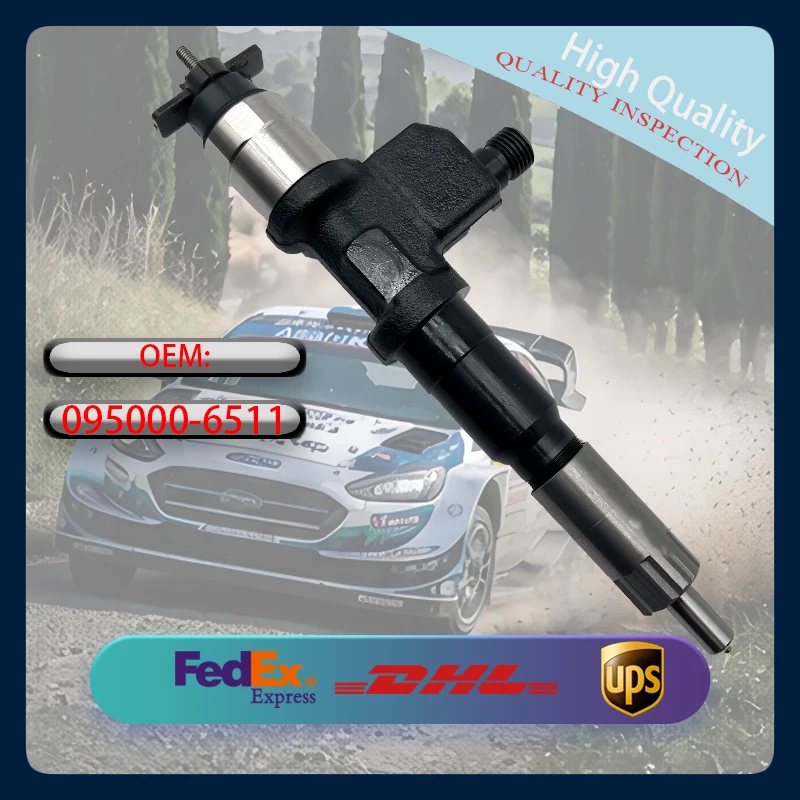 Diesel Common Rail Fuel Injector Assembly 095000-6511 Auto Engine Replacement Spare Part