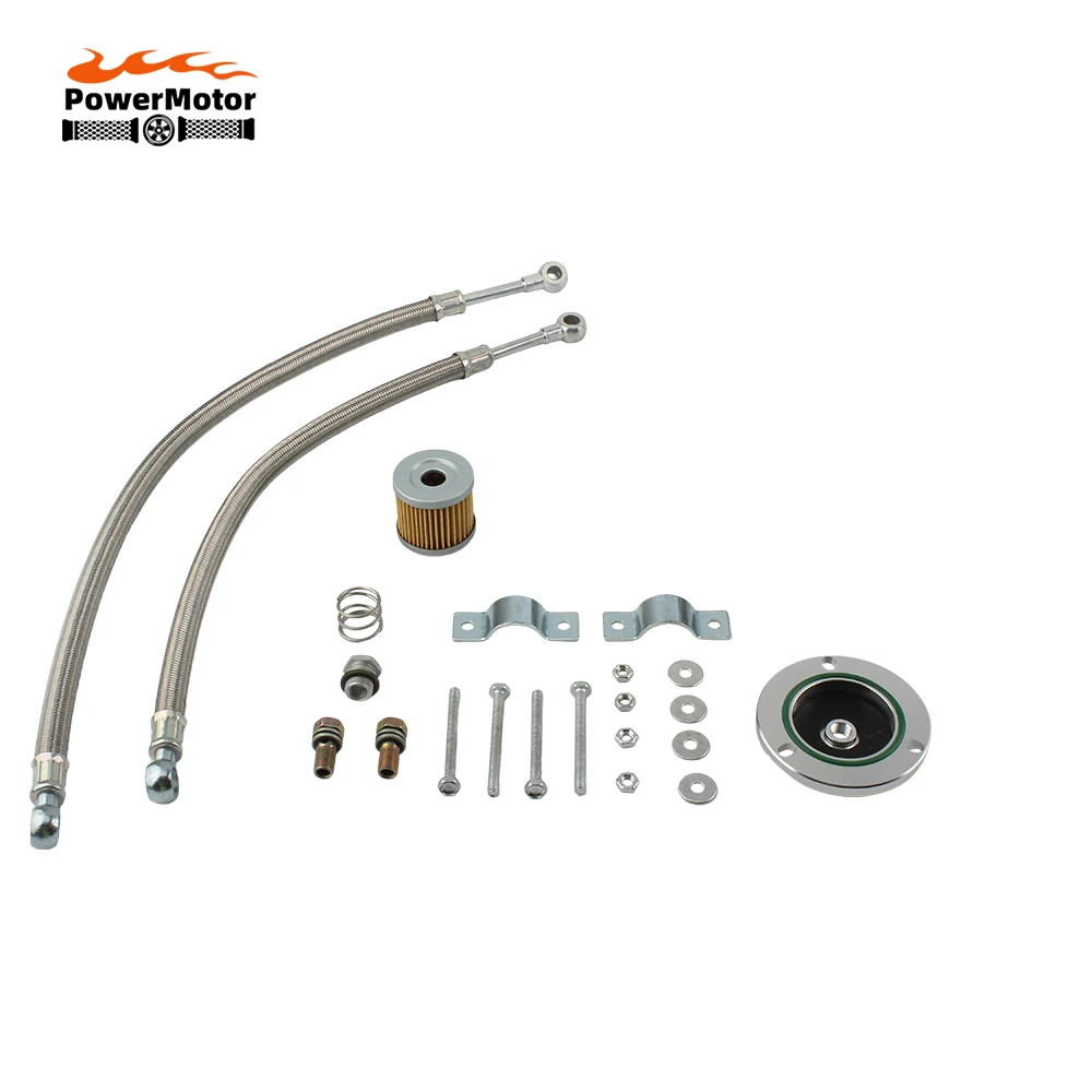 Motorcycle Engine Cooling Oil Radiator Parts Set 125-400cc For Suzuki GS GN GZ GSX EN Enduro Dirt Bike Accessories