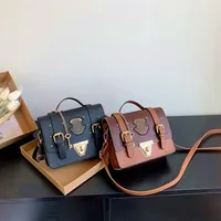 Bolso Cambridge estilo Magic Academy, bandolera de mano, bolso de cartero de estilo británico