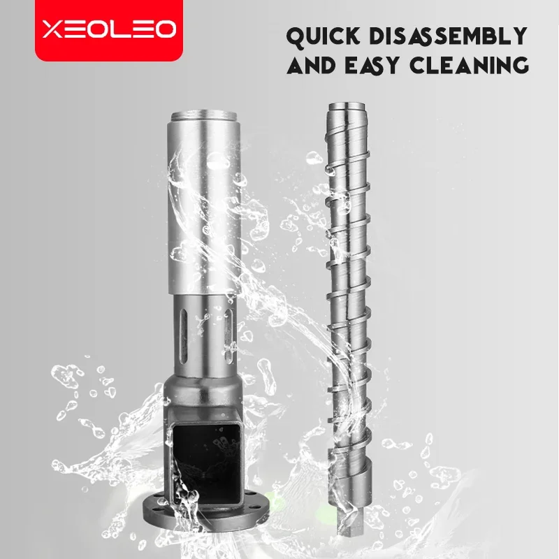 XEOLEO Commercial Oil Press Machine 1800W Industrial Oil Presser Olive oil press Stainless Steel High Oil Extractor